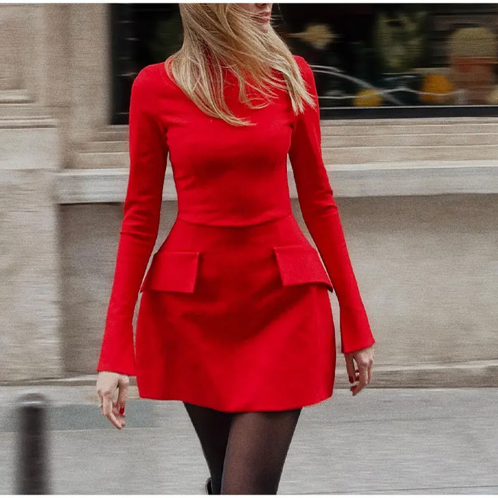 Sophie | Chic Turtleneck Mini Dress