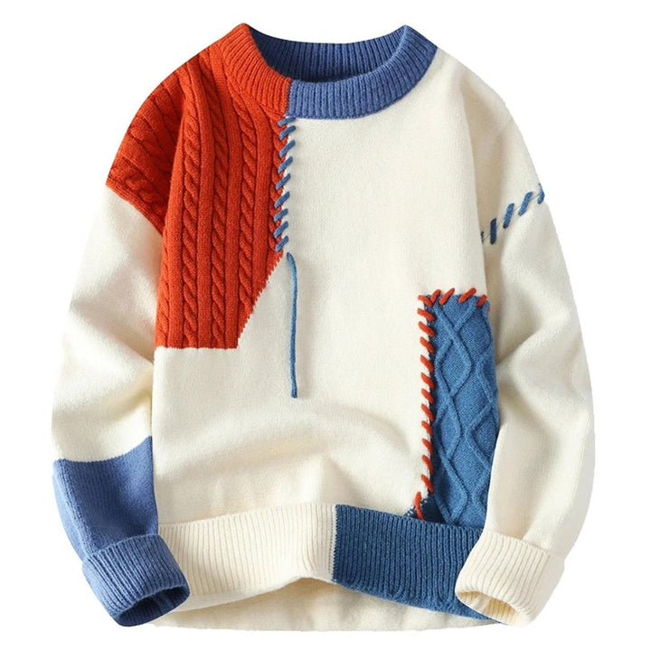 Ander | Cozy Patchwork Sweater