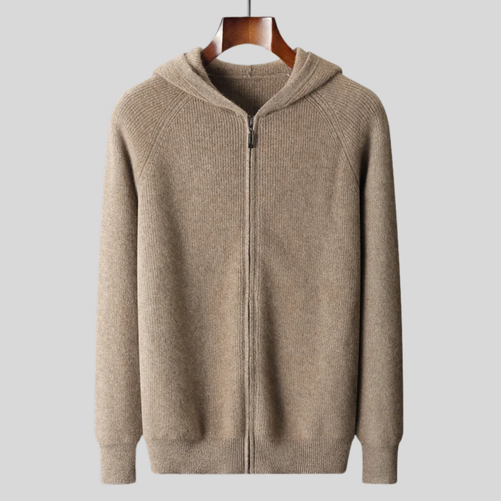 Royal Cashmere Merino Wool Zip-Up