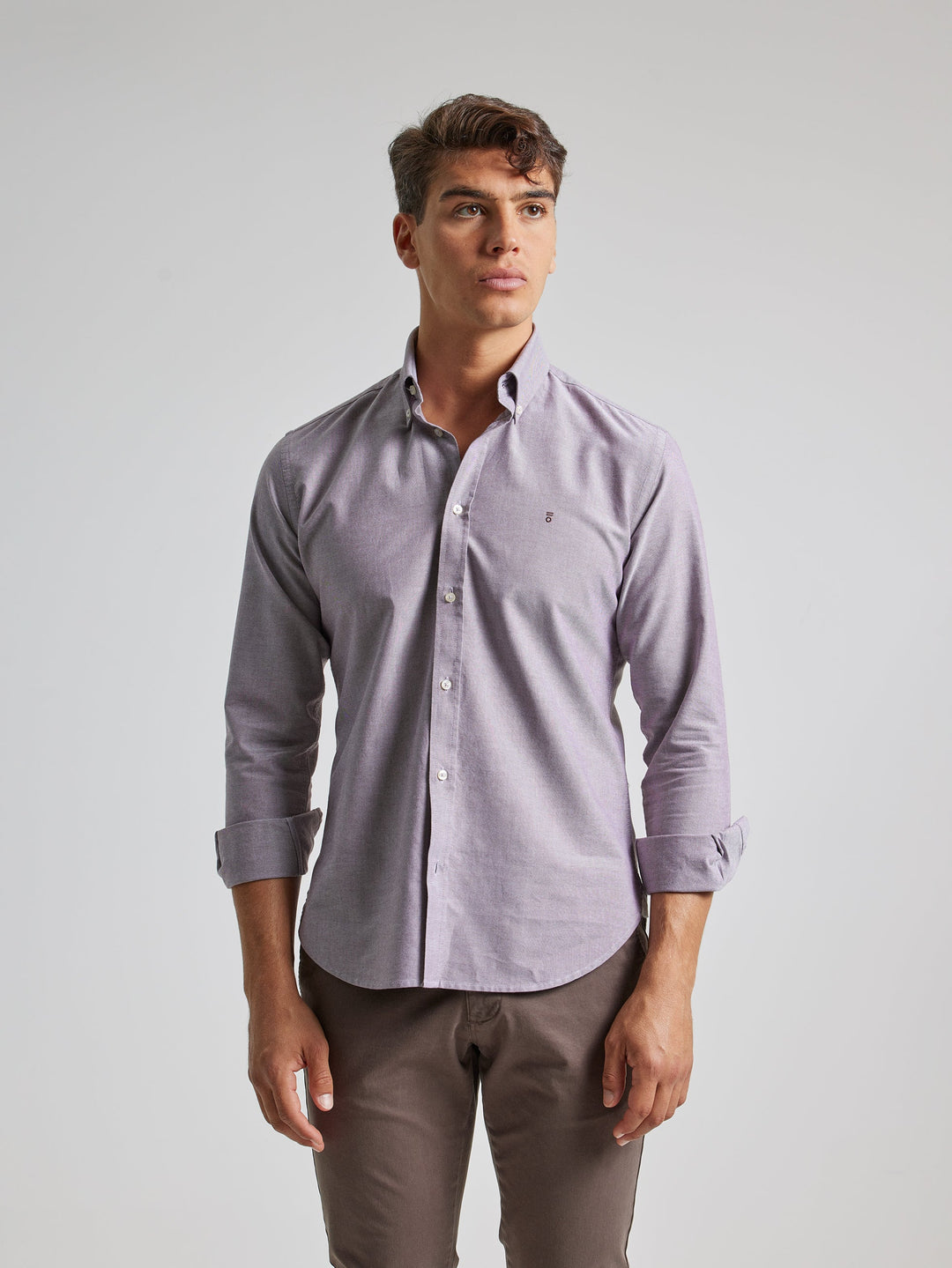 CASUAL OXFORD SHIRT CACAO