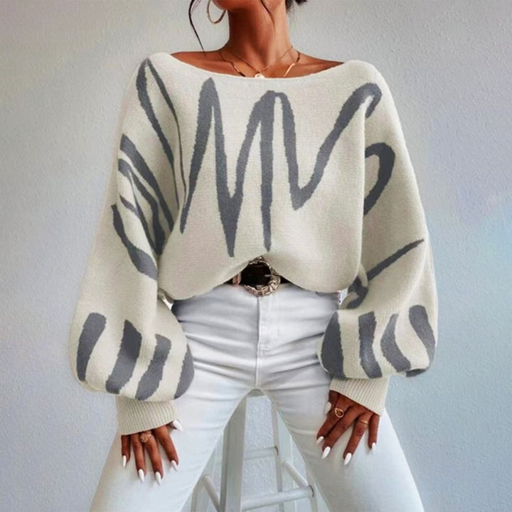 Baggy Long Sleeve Round Neck Sweater