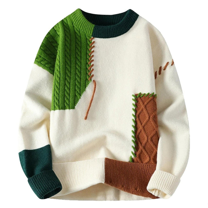 Ander | Cozy Patchwork Sweater