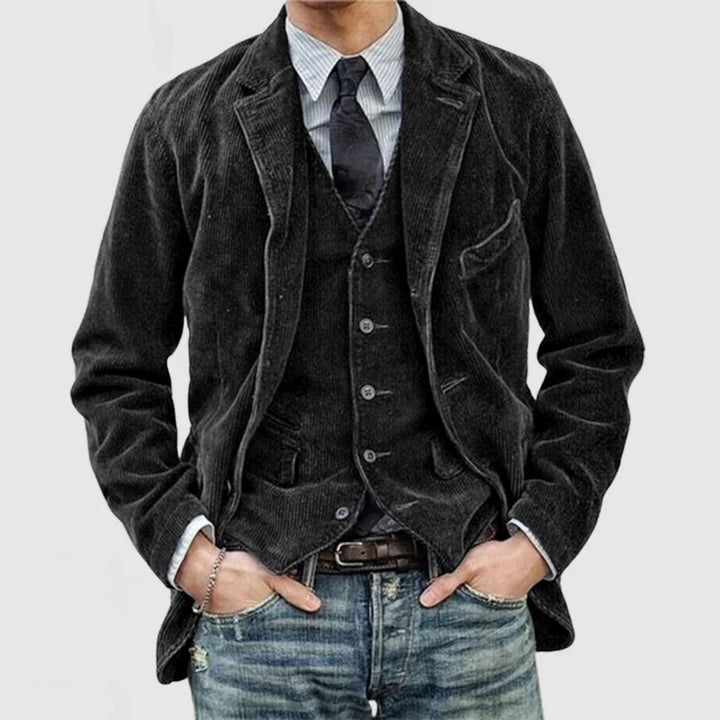 Jonas™ - Stylish Vintage Blazer and Vest Set