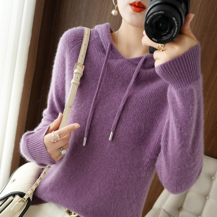 JAMILA - Comfortable Cashmere Hoodie Sweater