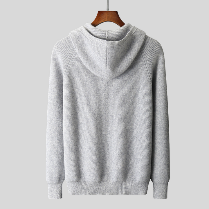 Royal Cashmere Merino Wool Zip-Up