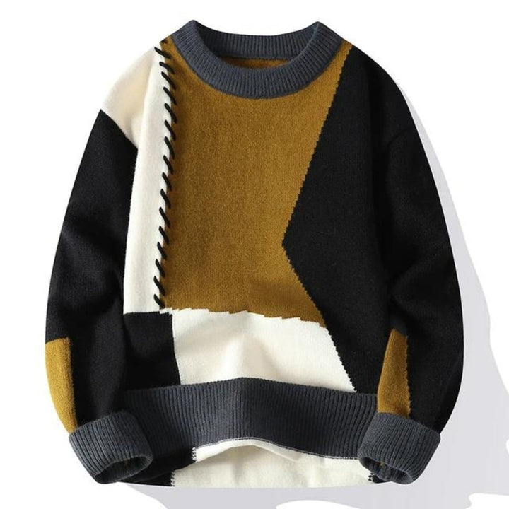 Ander | Cozy Patchwork Sweater