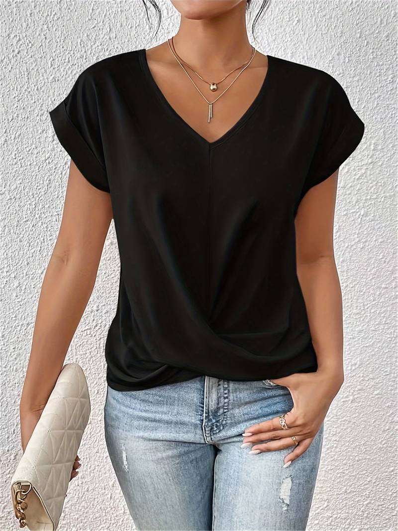 Zinnia - Casual Short-Sleeve T-Shirt for Women