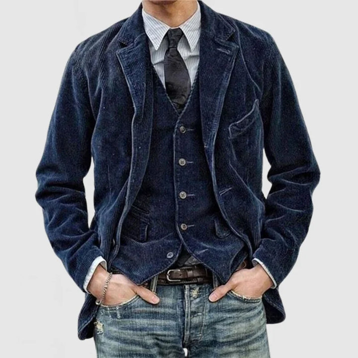 Jonas™ - Stylish Vintage Blazer and Vest Set