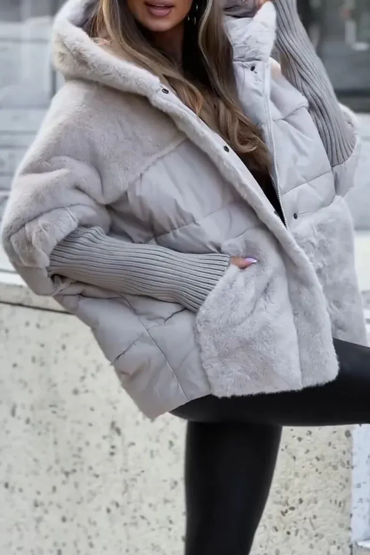 Lucy/ Cozy Layered Winter Jacket