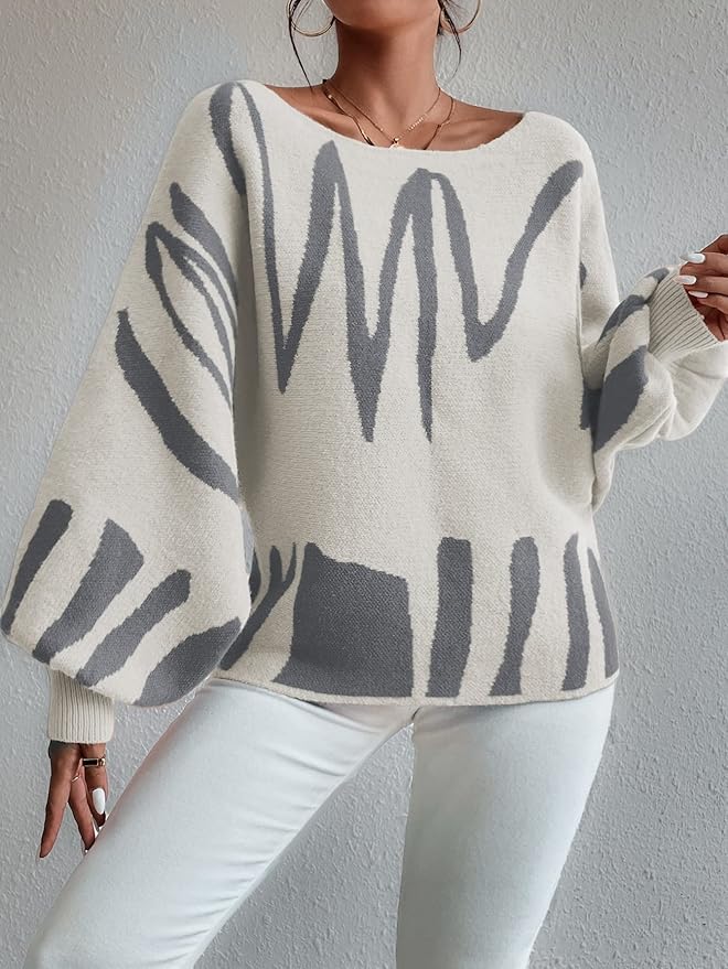 Baggy Long Sleeve Round Neck Sweater