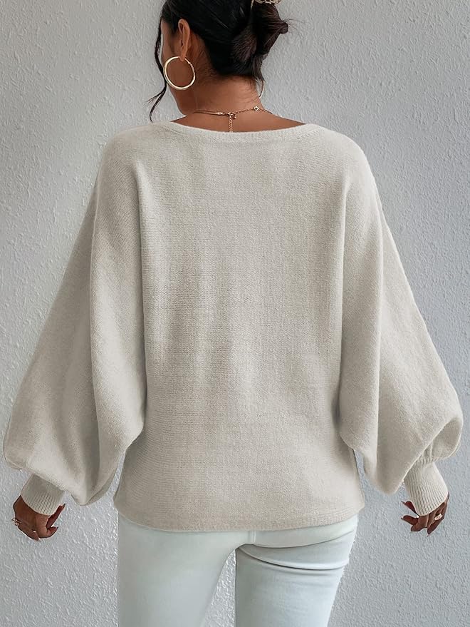 Baggy Long Sleeve Round Neck Sweater