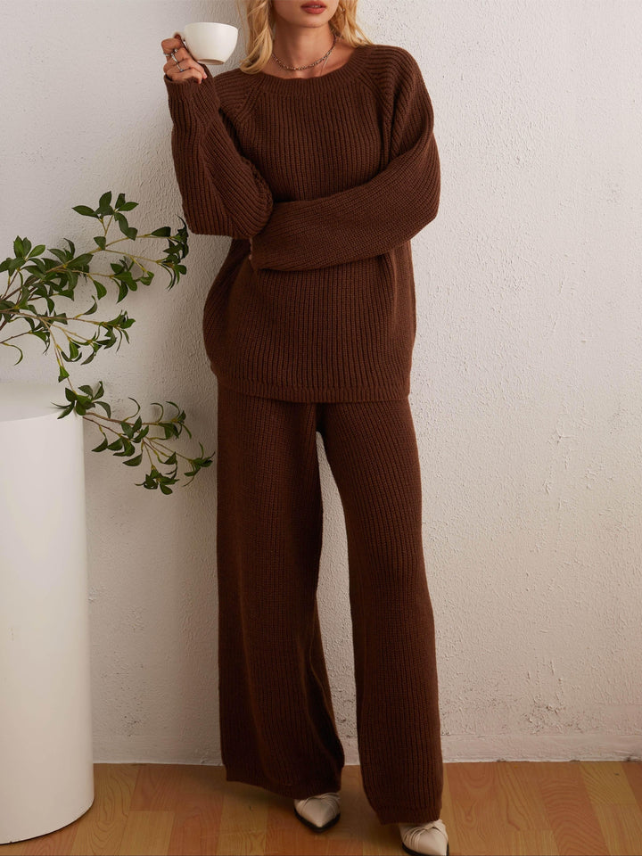 Rain - Two-piece Set in Wide Rib Knit