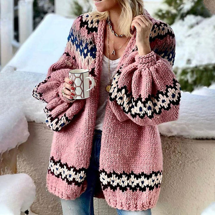 Baggy Pink Long Sleeve Sweater