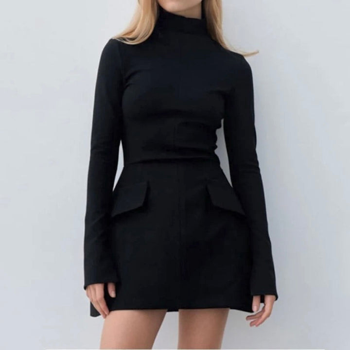 Sophie | Chic Turtleneck Mini Dress