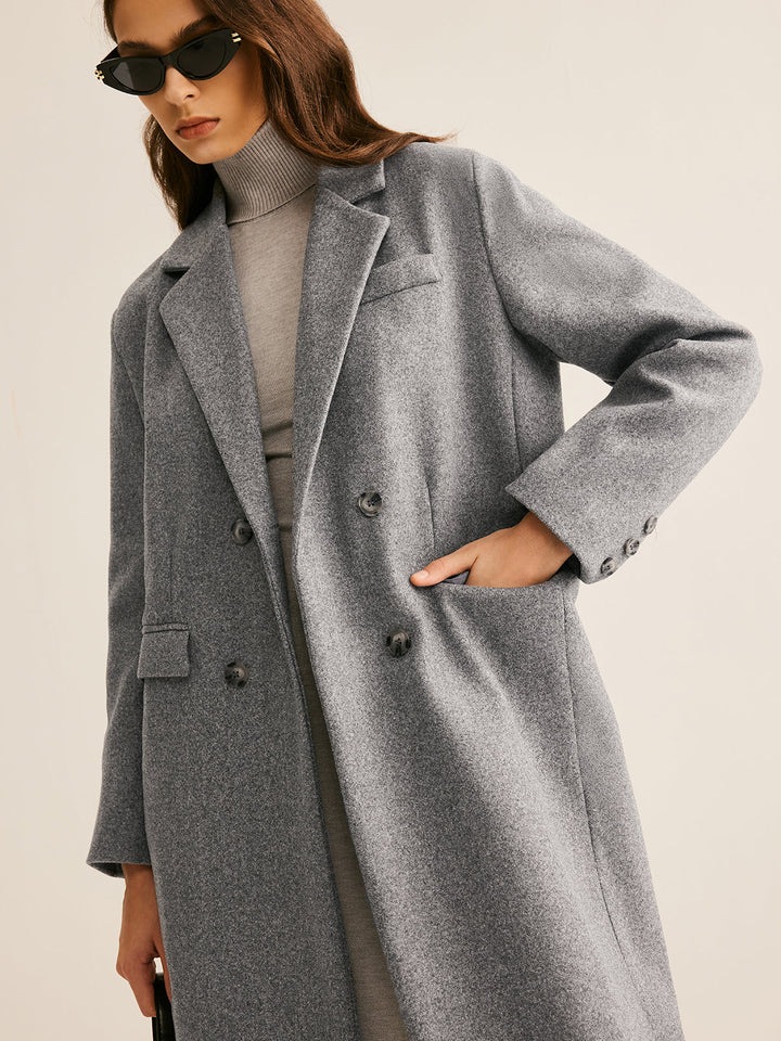 Lapel Long Coat