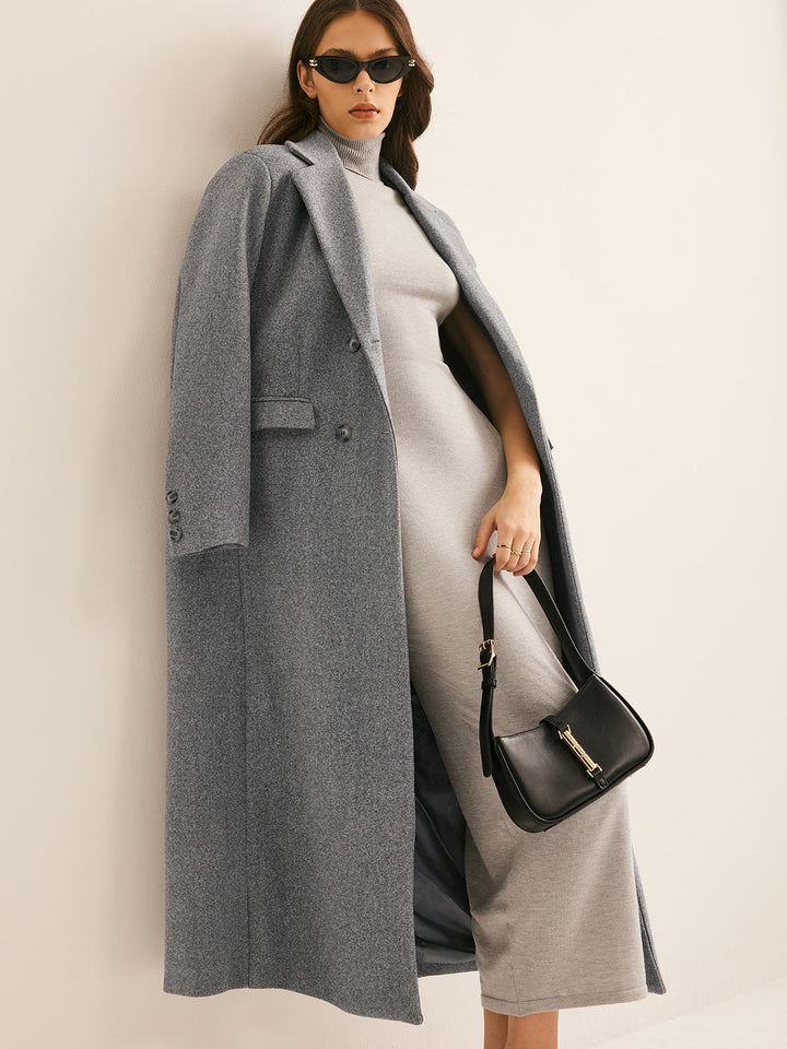 Lapel Long Coat