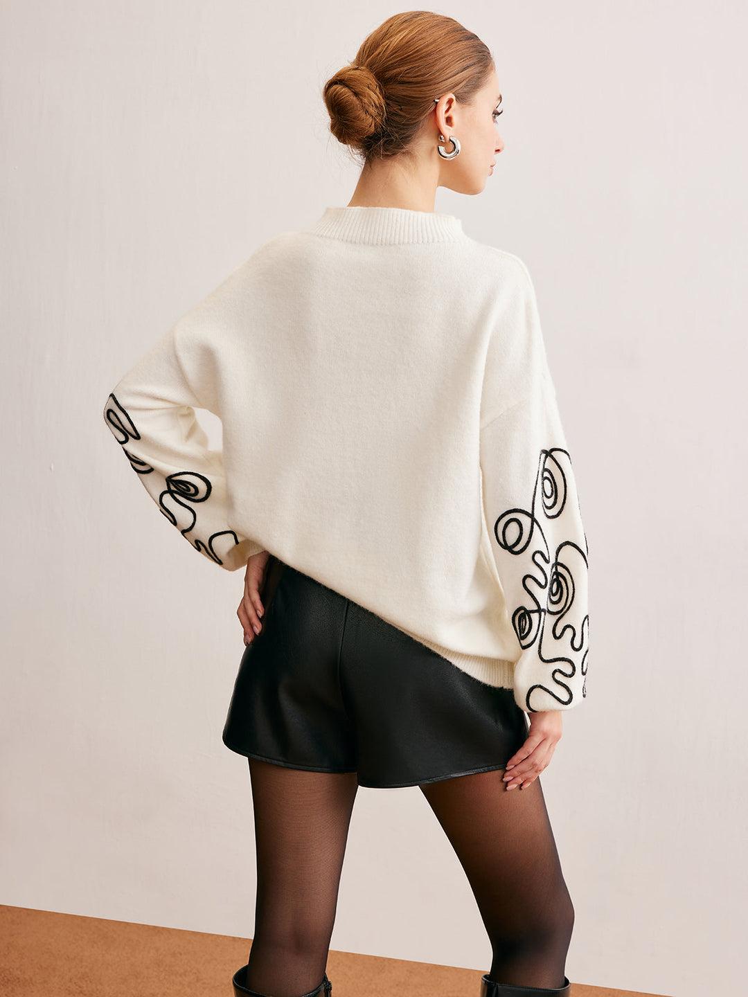 Contrast Sweater