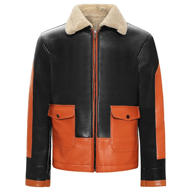 Carlo™ | Men's Winter Faux Leather Jacket