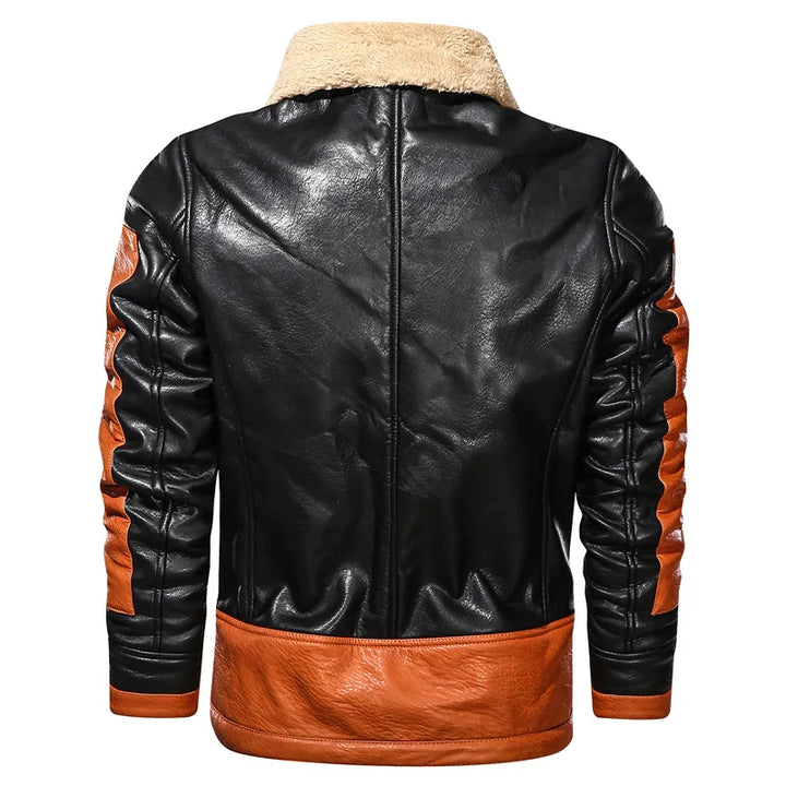 Carlo™ | Men's Winter Faux Leather Jacket