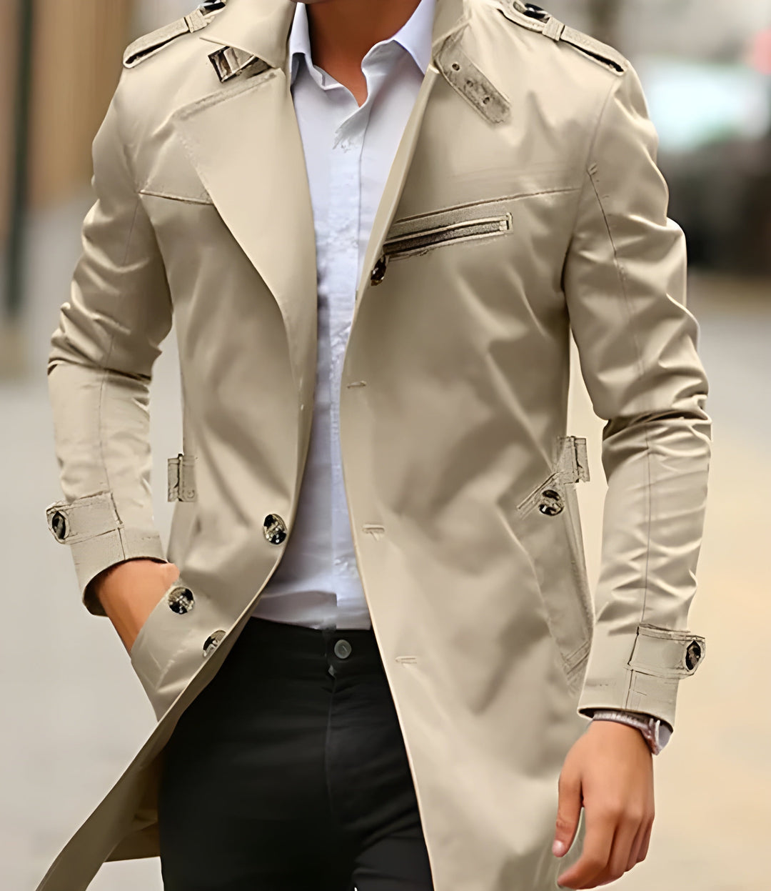 PHILIP | Elegant Spring Coat for Men