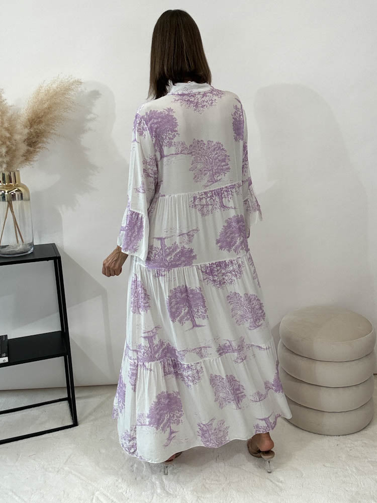 Trees | Viscose Maxi Dress