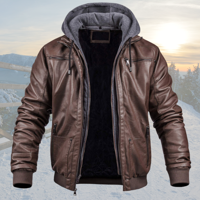 Dieter™ - Leather Winter Jacket