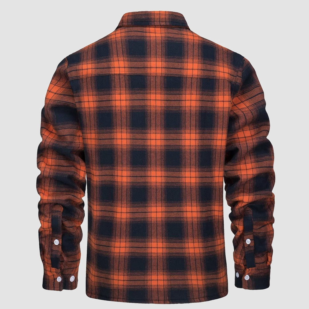 Klaus | Lined plaid shirt jacket