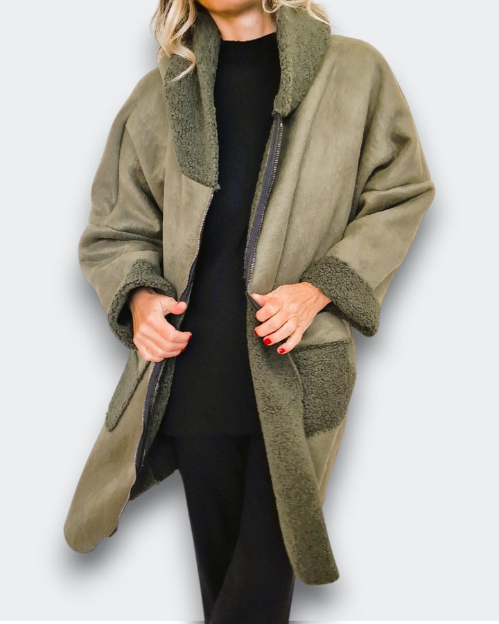 Oversized Apple Jacket