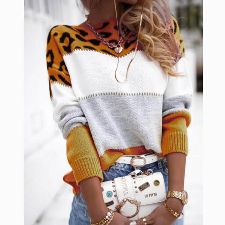 Alessandra™ | Comfortable Animal Print Sweater