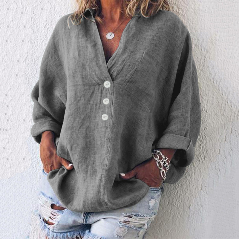 Maeve™ - Stylish Cotton-Linen Pullover