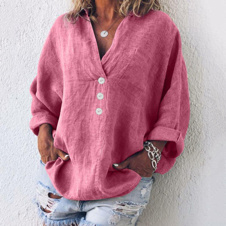 Maeve™ - Stylish Cotton-Linen Pullover