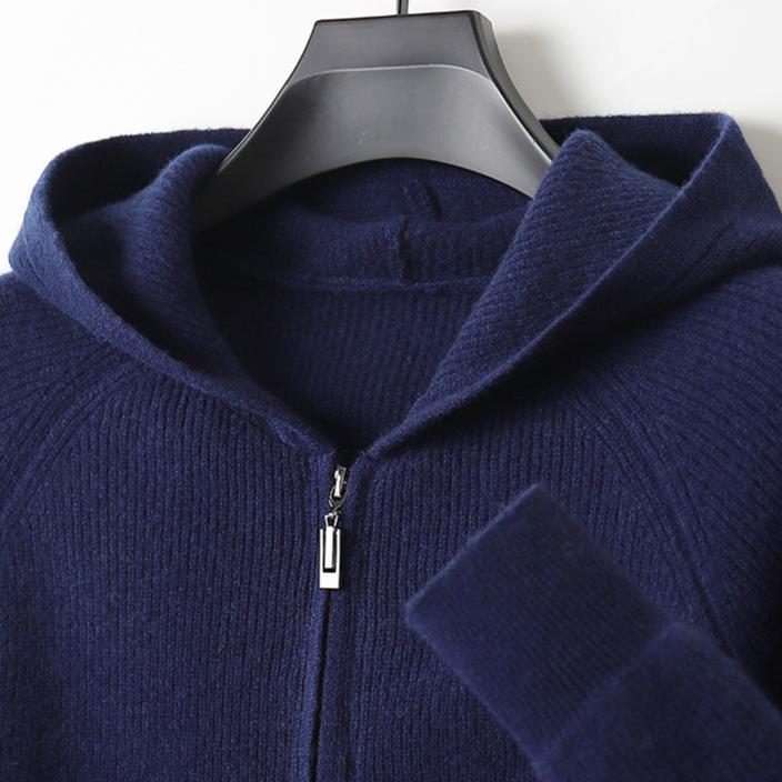 Royal Cashmere Merino Wool Zip-Up