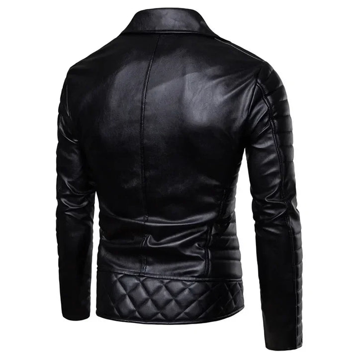 Raphael™ | Faux Leather Hoodie Motorcycle Jacket