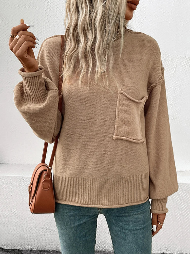 Stylish Autumn Knit Sweater