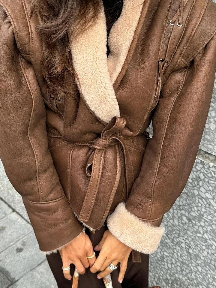 Paloma - Lined Leather Jacket