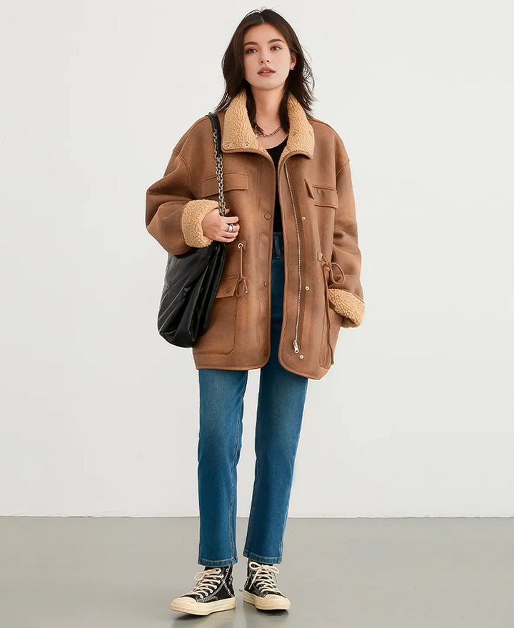 Reversible Shearling Parka