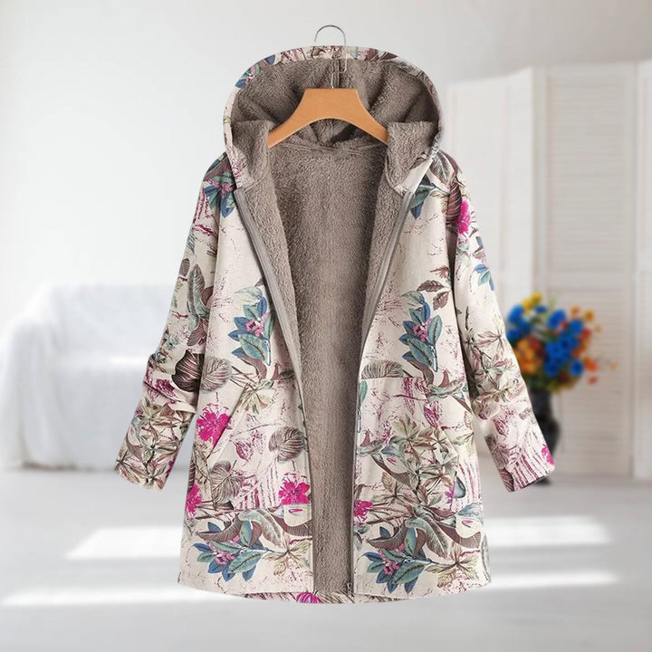 Maude - Coat with Floral Pattern