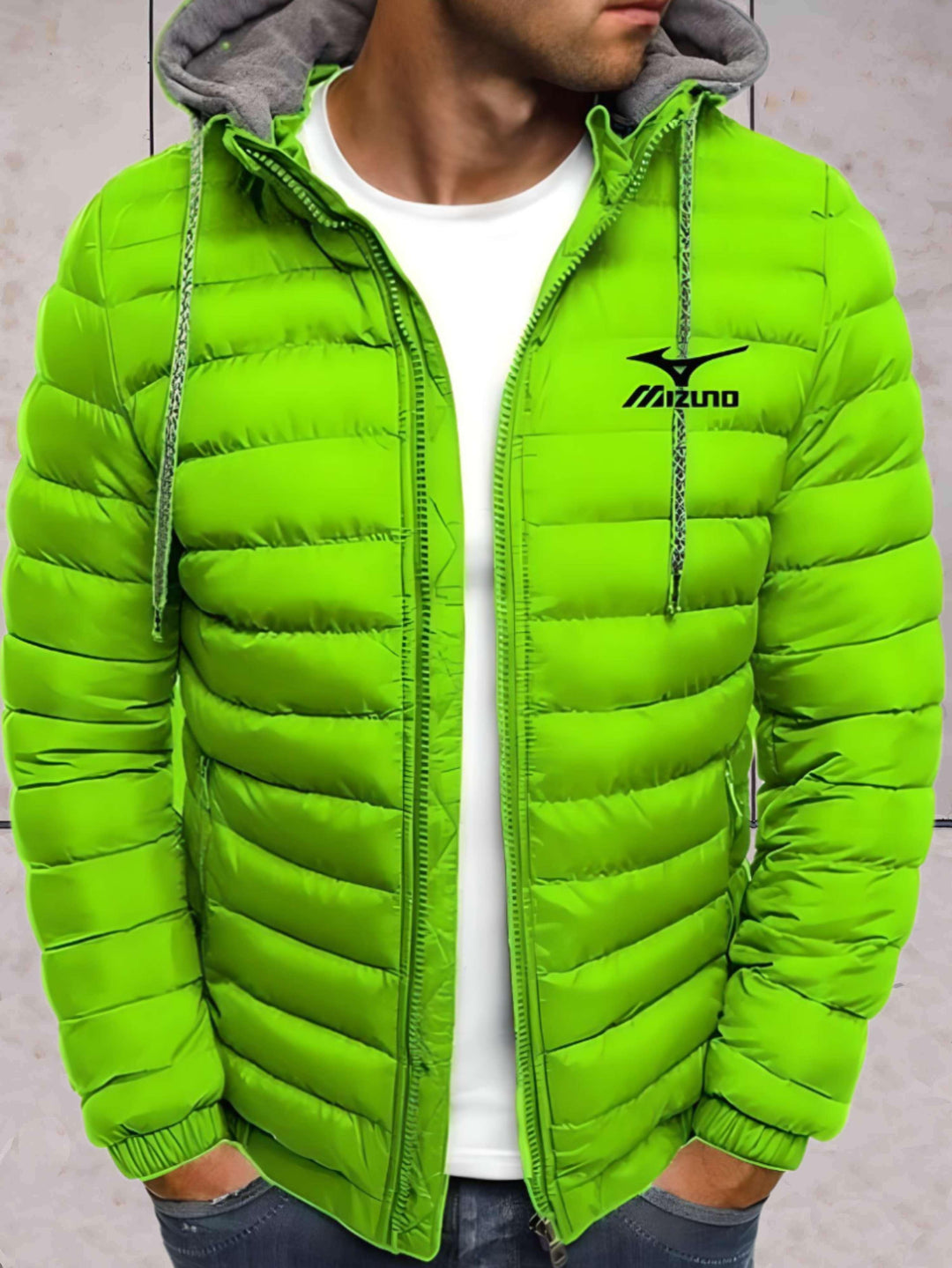 Billy - Warm, waterproof, and windproof padded down jackets with hood and zipper