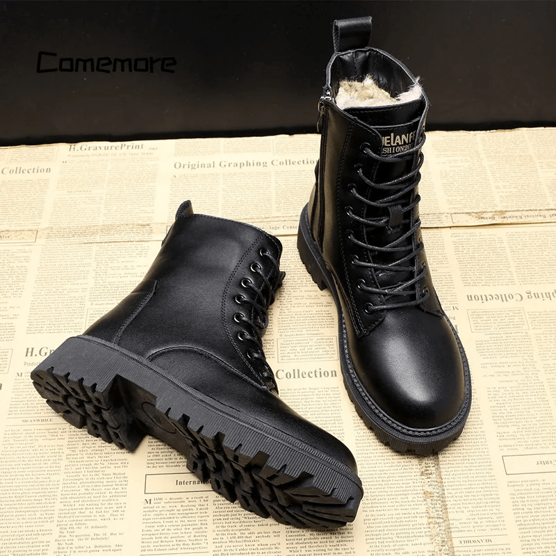 Willow - Lace-Up Winter Boots with Cozy Lining