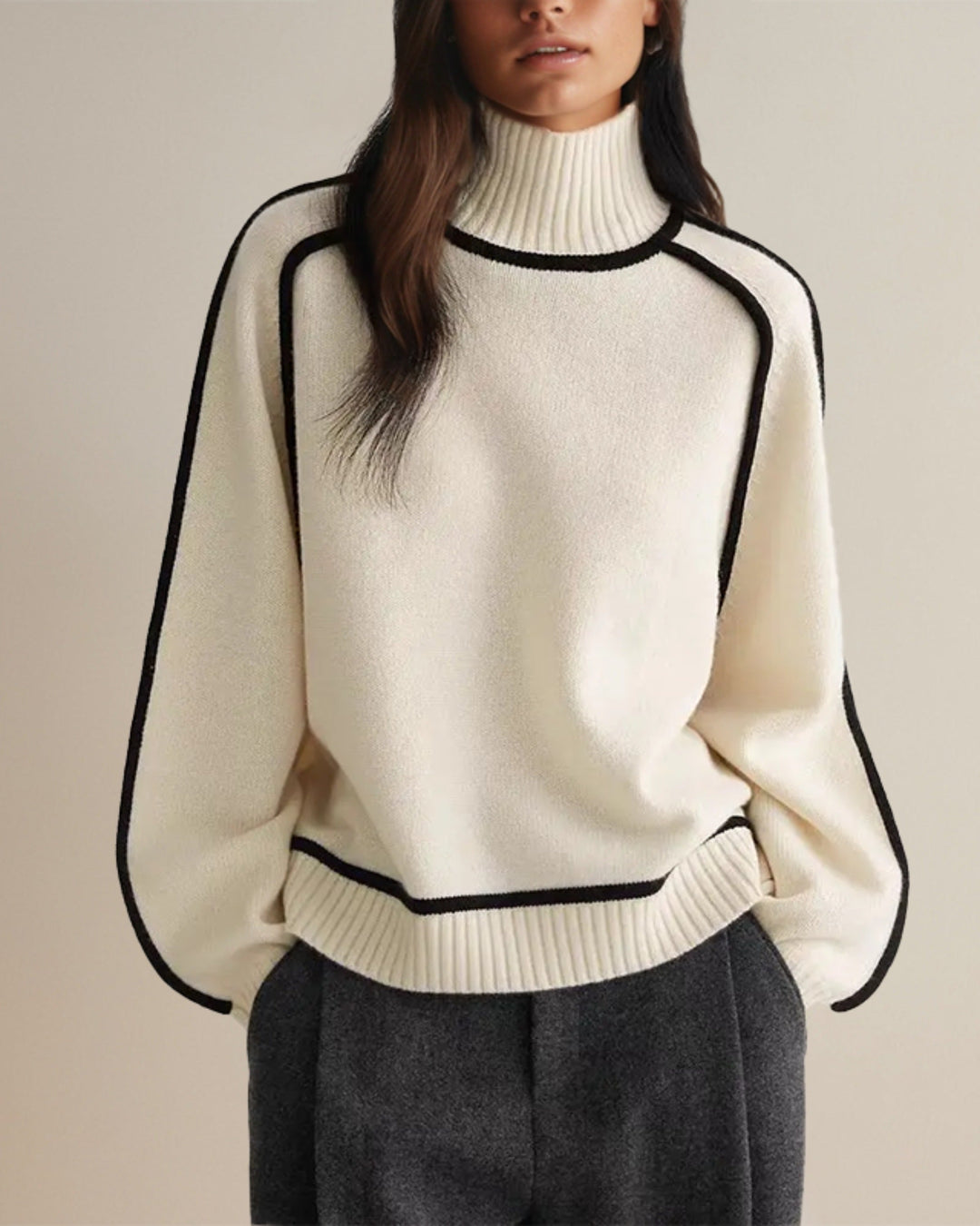 Claire™ - Elegant Turtleneck Sweater