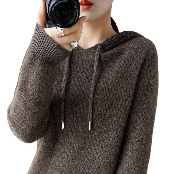 JAMILA - Comfortable Cashmere Hoodie Sweater