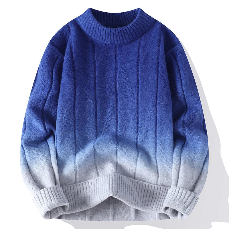 Cascade Ombré Crewneck