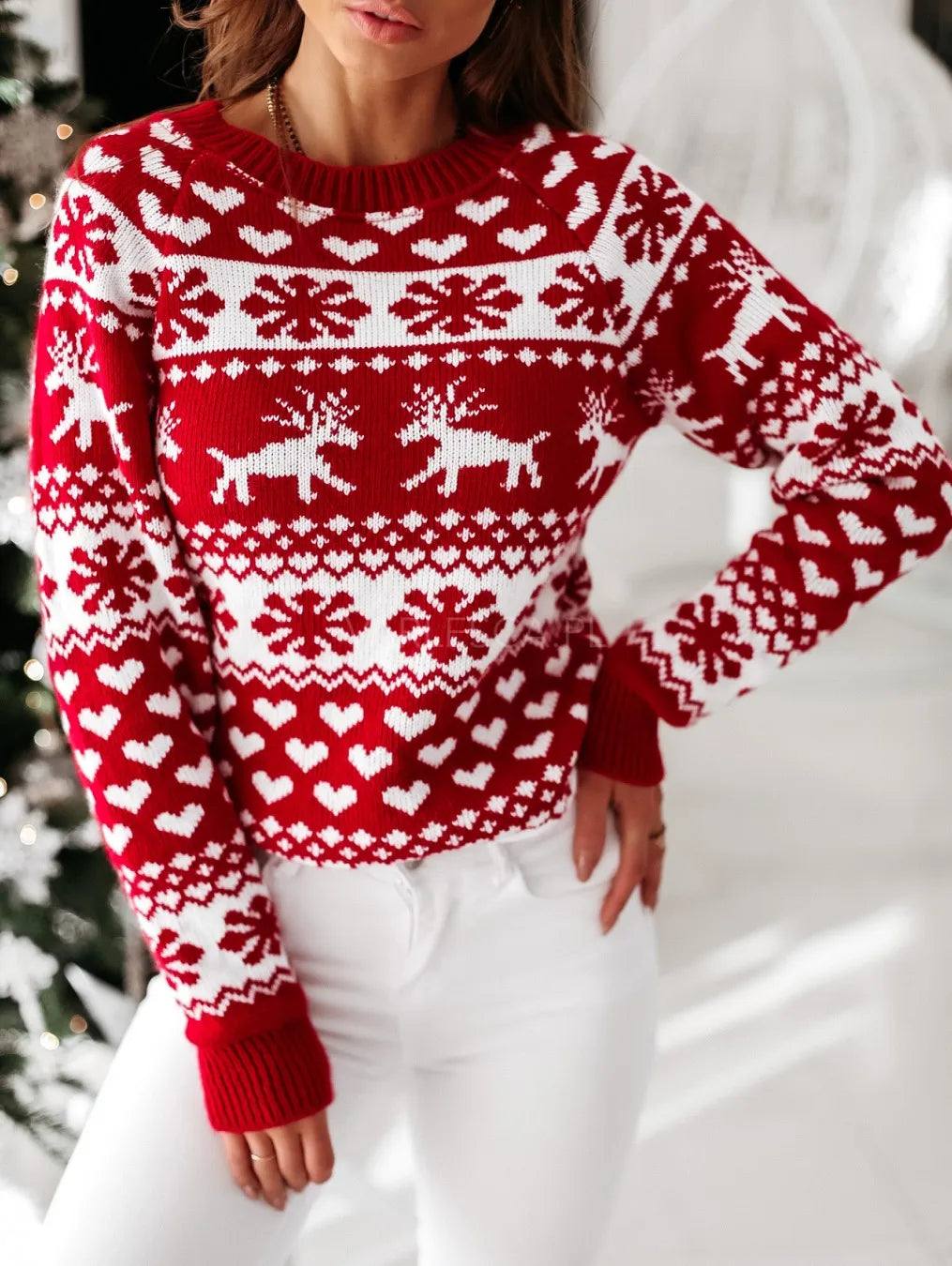 SCHNEEGLANZ | Winter Sweater for the Festive Season