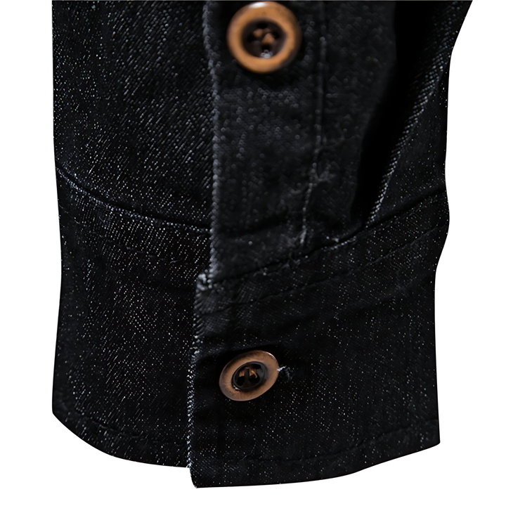 Xander | AdaptiveFit Cotton Denim Shirt: Tailored for Men