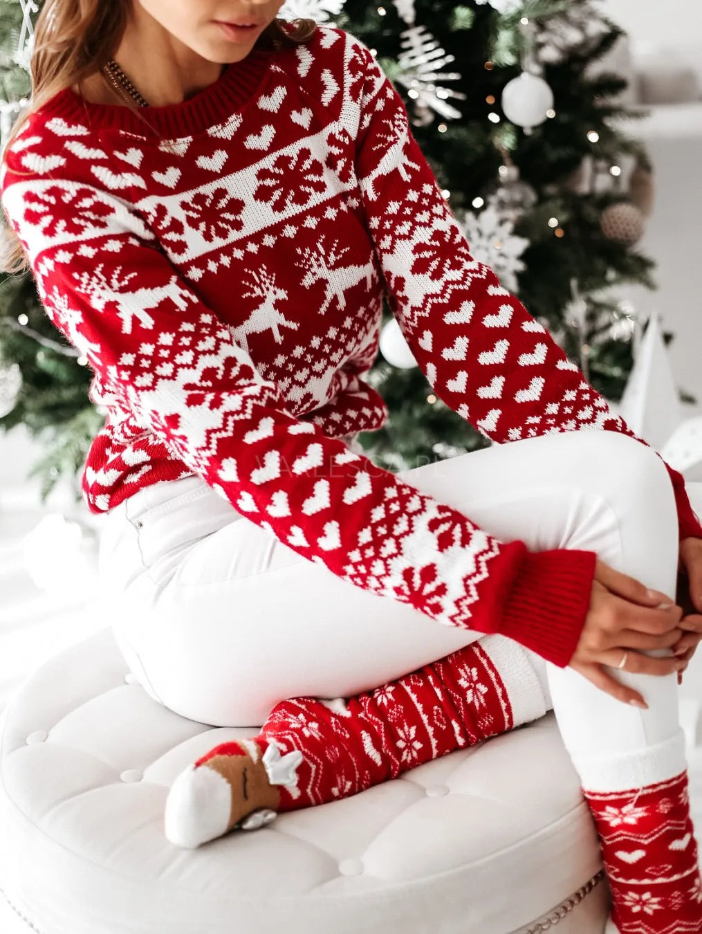 SCHNEEGLANZ | Winter Sweater for the Festive Season