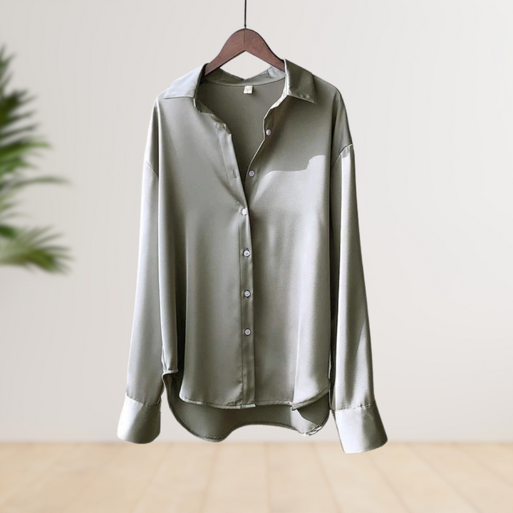 Wendy™ | Elegant Satin Blouse