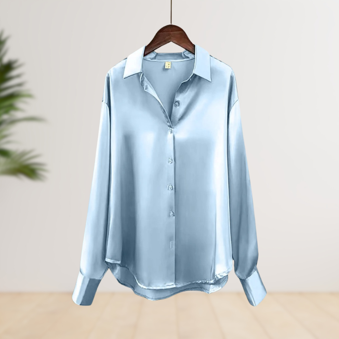 Wendy™ | Elegant Satin Blouse