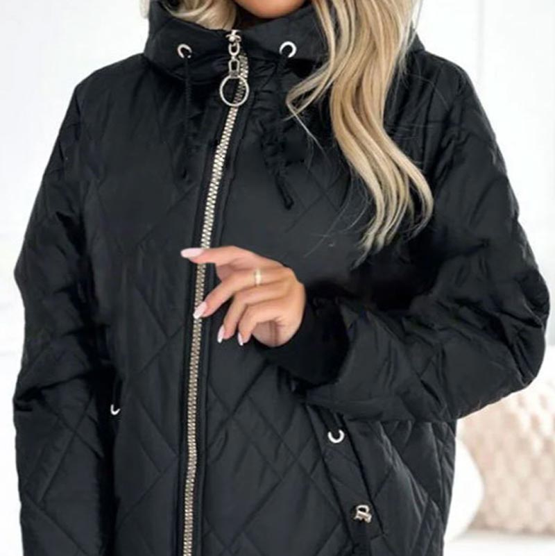 Winter Fashionable High-neck Parka Coat