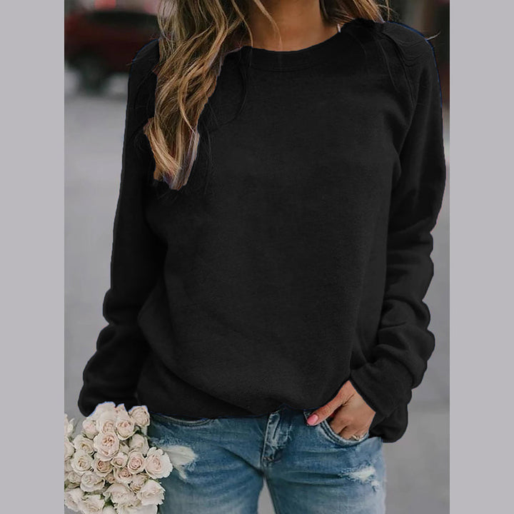 Eliza™ - Stylish, Comfortable Sweatshirt with Round Neckline