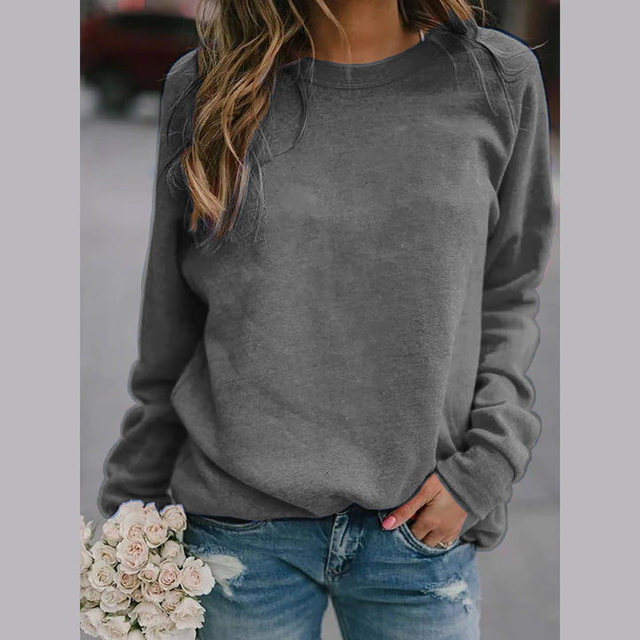 Eliza™ - Stylish, Comfortable Sweatshirt with Round Neckline